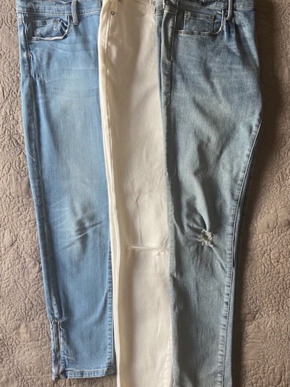 Three Pairs of Jeans